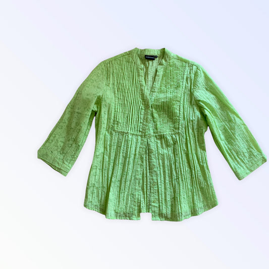 green women's shirt Michèle Boyard S