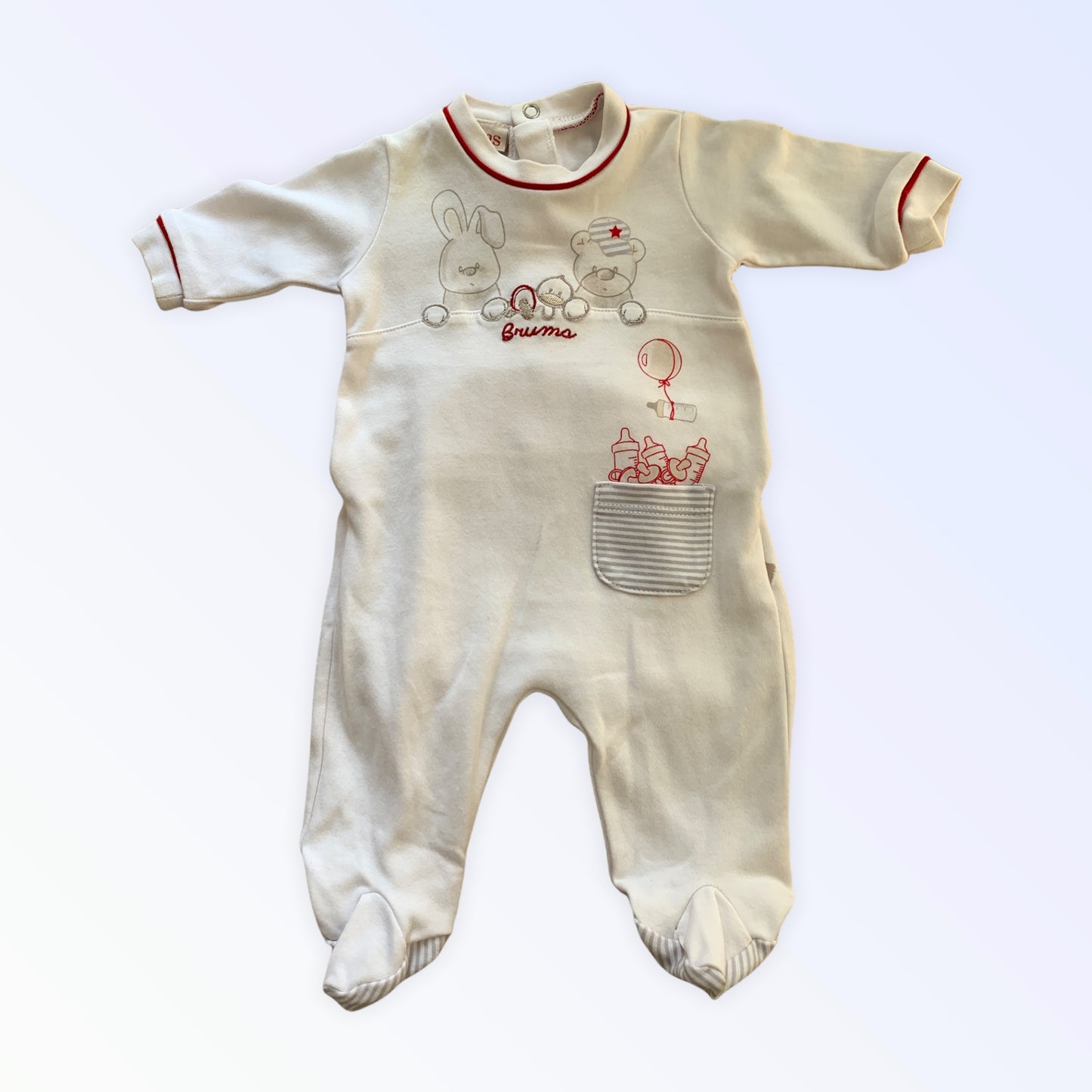 Tutina intera pigiama neonato Brums 0 mesi
