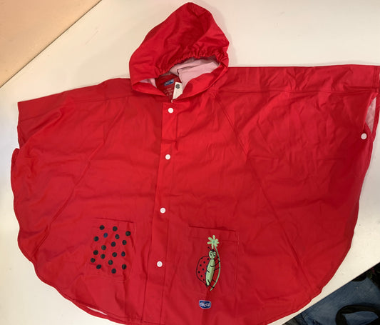 Red Chicco rain cape 104 cm - 4-5 years