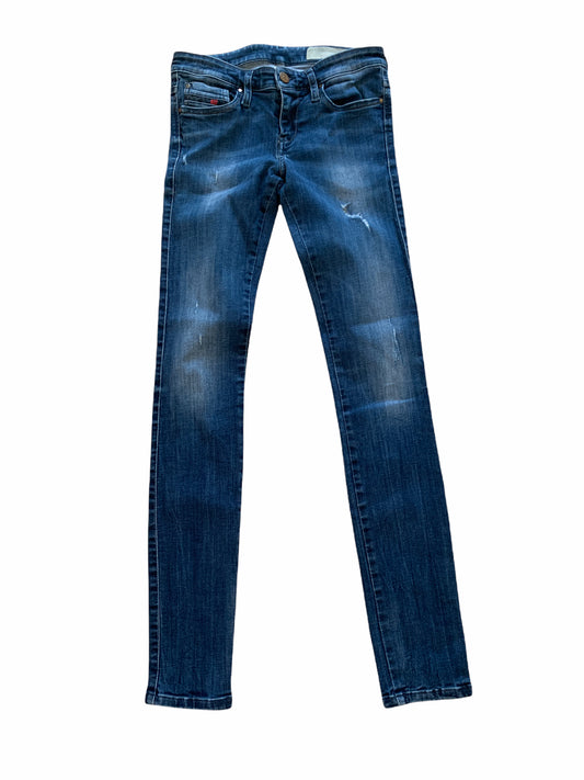 Diesel women's jeans super slim skinny low waist W25 L32 XXS